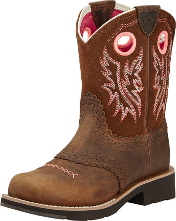Ariat Big Kids Fatbaby Cowgirl Western Boots